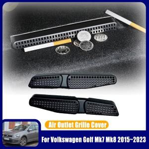 VW 폭스 바겐 골프 Mk7 Mk8 2015-2023 용 인테리어 자동차 액세서리 뒷좌석 아래 컨디셔너 벤트 공기 배출