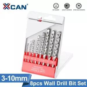 XCAN 벽 드릴 비트 벽돌 콘크리트 대리석 타일 스톤 드릴링 카바이드 팁 건 3-10mm 석조 8 개
