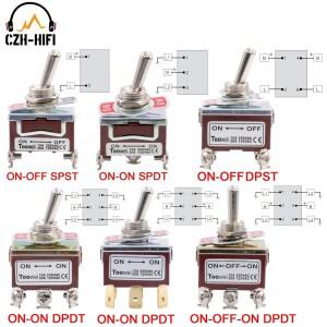 토글 스위치 SPST DPDT ON-ON ON-OFF-ON ON AC 전원 로커 250V 15A 20A