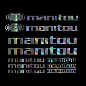 Manitou 데칼 세트용. MTB 포크 충격 자전거 프레임 스티커