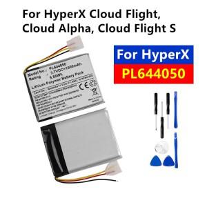 HyperX Cloud Flight Alpha S용 새 무선 헤드셋 배터리 3.7V/1500mAh PL644050 +  도구