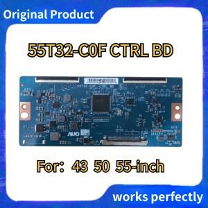 전문 55T32-C0F CTRL BD 브레드보드 43' T-CON 로직 보드 55T32 COF 50' 55t32c0f 원본 43 및 50인치용