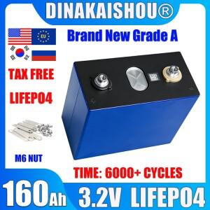 A급 3.2V 160Ah LiFePO4 배터리 - 골프 카트 바이크 오토바이 전기차 여행용 태양광 시스템용 12V 24V 36V
