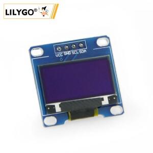 릴리고 TTGO 0.96 인치 OLED 흰색 텍스트 디스플레이 모듈 128x64 LCD I2C Iic 직렬 T-BEAM 및 T-SIM 용