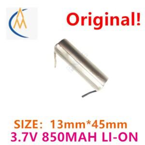 더많이 구매하면  13450 충전식 배터리 AA5 4.2V 850mAh 원형 폴리머 리튬 삼원계
