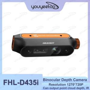 유이티오 쌍안 깊이 카메라 FHL-D435i (글로벌 노출 및 드론 장애물 회피 3D 재구성용 IMU 내장)