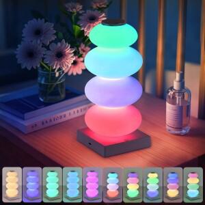 충전식 RGB LED 무드등 침실 테이블 램프 파티 조명 책상 거실 바 장식 16색 스트립