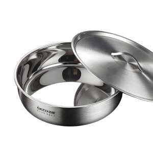 지름 21.7cm 높이 5.5cm의 직선형 벽면 샐러드 볼입니다. LFGB 인증을 받은 순수 304 스테인리스 스틸 재질