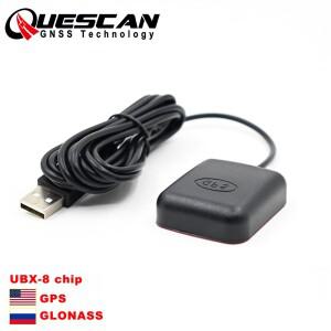 QUESCAN NEO-M8N USB GPS GLONASS 안테나 수신기 M8 GNSS (안드로이드 윈도우 리눅스용)  1-10Hz UBX M8030