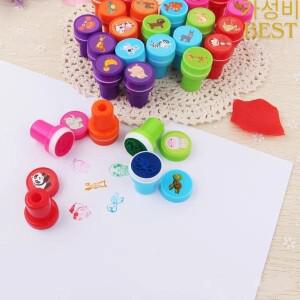 어른용 다양한 스탬프 10개 셀프 잉크 장난감 스마일리 페이스 씰 스크랩북킹 DIY 페인팅 사진 앨범 장식