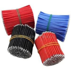 1000PCS 3239 실리콘 와이어 26/24/22/20/18AWG 고온 주석 도금 소프트 전자 LED
