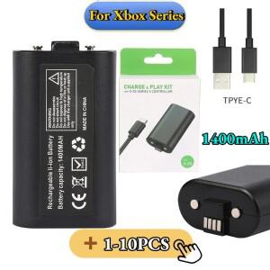 Xbox One X/S 시리즈 엘리트 무선 컨트롤러 게임패드 게임 콘솔용 1400mAh 충전식 리튬 이온 배터리