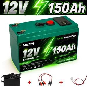 12V 150Ah 80Ah 리튬인산철 배터리 4000+ 사이클 딥 BMS RV 태양광 오프그리드 가정용 저장장치 및 해양용