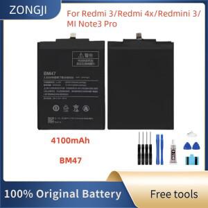 Redmi 3 3S 3X Hongmi 4x 교체 배터리 +  도구 용 새 BM47 4100mAh