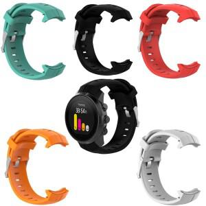 시계  용 SUUNTO AMBIT3 수직/스파르탄 스포츠 액세서리용 교체용 실리콘 스트랩