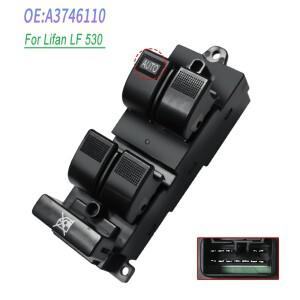 A3746110 Lifan LF 530 용 왼쪽 전면 마스터 파워 윈도우 제어 스위치 리프터 레귤레이터 버튼 자동차 부품