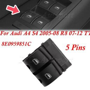 파워 윈도우 마스터 스위치 리프터 버튼 아우디 호환 A4 S4 B6 B7 2005-2008 R8 2007-2012 TT 2011-2014 8E