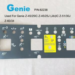 82238 Genie Z-45/25IC (Jib)IC Z-51/30J Z-60/34에 사용되는 데칼  제어판
