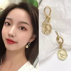 비너스 매트 골드 귀걸이 이어링 은침 실버925 KyM39VNa