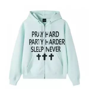 OPENYARDOY 송이송이 PICKPRAY HARD HOODIE ZIP UP - MINT