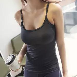 [옷자락]미니멀 SD-6707 볼륨감업 끈조절 왕뽕 캡나시 옷자락 포인트