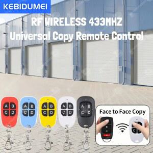 1PC 433Mhz 다채로운 리모컨 4키 RF 무선 복사 코드 리모컨 전기 복제 게이트 차고 문 자동 키체인 가정용