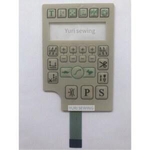 ZOJE drv 용 재봉틀 부품 HULONG WR 컨트롤 박스 패널 시트 조작 보드 멤브레인 스티커 스위치 페이퍼
