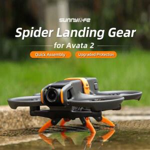 드론 부품 DJI Avata 2 드론 용 스파이더 접이식 랜딩 기어 확장 랜딩 레그 삼각