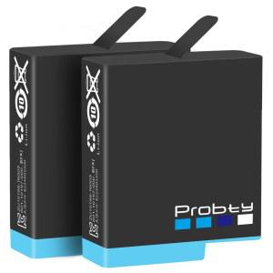 GoPro Hero 8 Hero 7 Hero 6 블랙 배터리용 Probty 배터리 완전히 디코딩된 1680mAh GOPRO Hero8 Hero7 Hero6 배터리