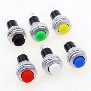원격 제어 푸시 버튼 스위치 블랙 그린 옐로우 블루 화이트 레드 DS 316 DS316 OFF momentary ON 0.5A 250VAC 10mm
