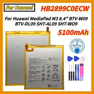 화웨이 미디어패드 T5 10 AGS2 L09 AGS2 W09 AGS2 L03 AGS2 W19 미디어패드 M3 8.4인치 HB2899C0ECW 태블릿 5100mah 배터리 100 새 제품