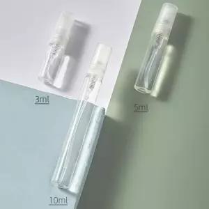 유리 화장품 펌프 샘플 용기 공병 스프레이 향수병 소분 휴대용 공용기 5ml