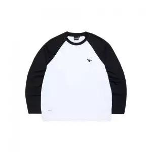 MARK GONZALES 엔젤 와펜 래글런 긴팔 티셔츠 - WHITE