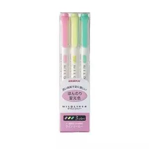 [OFM63073]ZEBRA 마일드라이너 형광펜 3색 Liner 제브