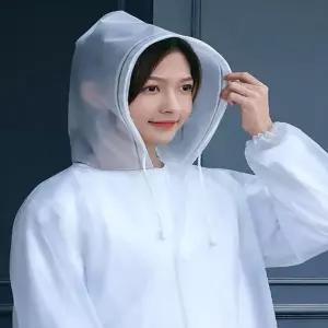 [하프클럽/]데일리 여자 남자 방수 장마 컬러 고급 EVA 레인 코트 포인트
