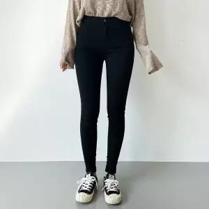 [하프클럽/신상오픈런]데일리 여자 신축성 좋은 기모 슬림 스키니 팬츠 포인트