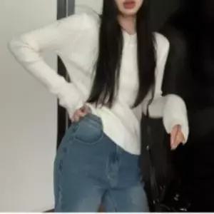 [하프클럽/]데일리 여자 따뜻한 겨울 골지 슬림핏 후드 니트 포인트