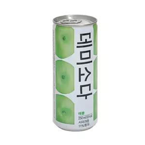 동아오츠카 데미소다 애플 250ml /탄산캔/음료/업소용/음료/음료캔/탕비실/간식/과일맛