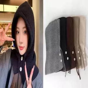[프로셀러] 겨울 목도리 페이크후드 보온 목토시 후드워머 목폴라