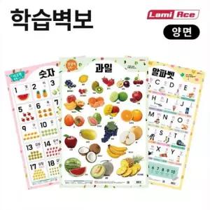 양면학습벽보 한글 학교 학습 라미에이스