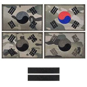 특대형 멀티카모 태극기 150X95 패치 와펜 4종