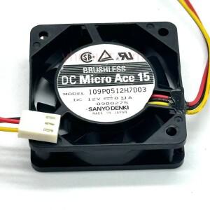 SANYO-DENKI 109P0512A7D03 DC 12V 0.21A, 52x52x15mm 서버 냉각 팬