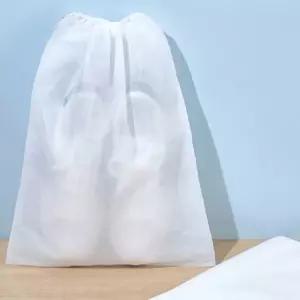 휴대용 부직포 신발 주머니 더스트 백 파우치 여행용