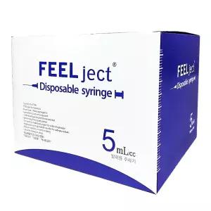 필텍 일회용 멸균 주사기 5cc 23G 1인치 100개입