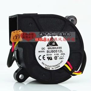 델타 일렉트로닉스 서버 냉각 선풍기, BUB0512L DA3L, DC 12V, 0.12A, 50x50x25mm, 3 선