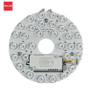 IRALAN LED 라이트 보드 AC 85-265V 팬 조명 OR 천장 링 패널 원형 원격 제어  설치