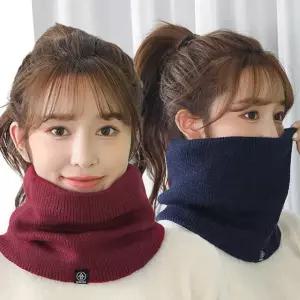 Q22 겨울 넥워머 방한 목도리 목토시 골프 자전거 마스크 발열 니트 머플러