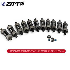 ZTTO 자전거 BSA 하단 브래킷 111, 스퀘어 테이퍼 스핀들 크랭크셋용 BB, 홀 축 부품, 113.5mm, 122.5mm