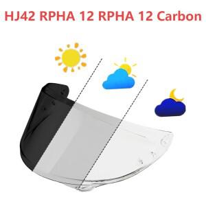 HJC Rpha12 카본 HJ42 헬멧 쉴드 바이크 오토바이 액세서리 Viseira Capacete 교체용 선스크린 용 광변색