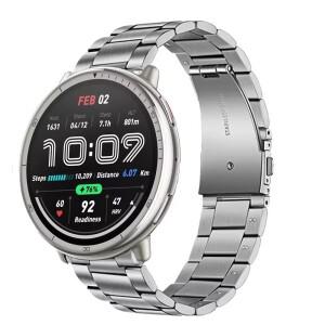 Amazfit Active 2 용 스테인레스 스틸 스트랩 Correa Smartwatch 밴드 금속 팔찌 시계